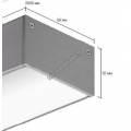 Накладной алюминиевый профиль для светодиодных лент LD profile – 46, 93989